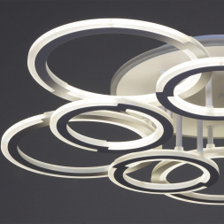 Потолочная светодиодная люстра Reluce 09820-3.3-5+5A WH (RGB)