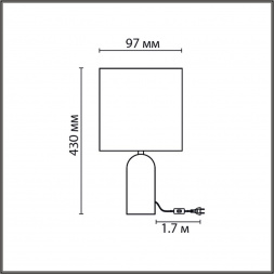 Настольная лампа Lumion Moderni Akivi 8146/1T