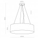 Подвесной светильник TK Lighting 1038 Rondo Granatowe