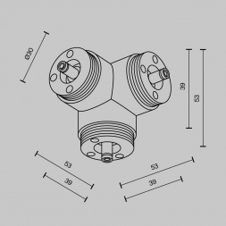 Аксессуар Maytoni Technical CA016TC-B