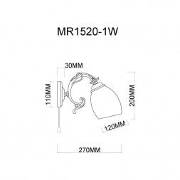 Бра MyFar Biene MR1520-1W