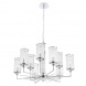 Подвесная люстра Crystal Lux Gloria SP9 Chrome