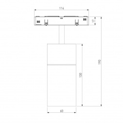 Трековый светодиодный светильник Elektrostandard Slim Magnetic Comfi 85188/01 a066516