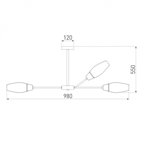 Подвесная люстра Eurosvet Thalia 60140/12 золото