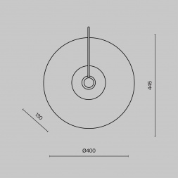 Настенный светильник Maytoni Mare MOD305WL-01CH