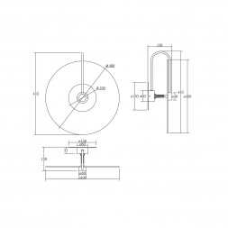 Настенный светильник Maytoni Mare MOD305WL-01CH