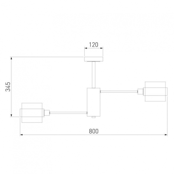 Потолочная люстра Eurosvet Arcada 70127/8 хром