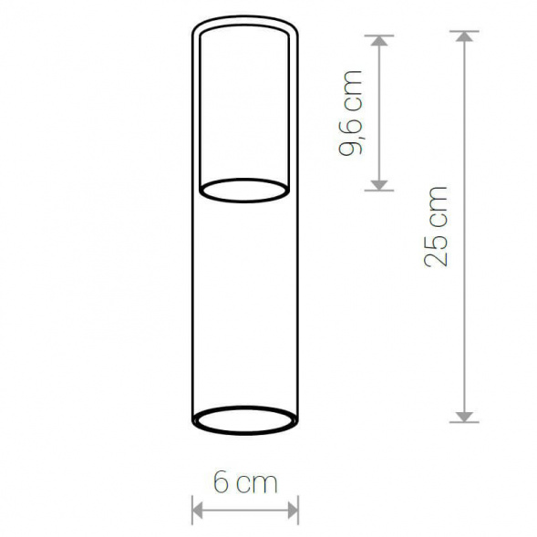 Плафон Nowodvorski Cameleon Cylinder M 8542