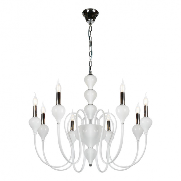 Подвесная люстра iLamp Lady 88003-8 WH