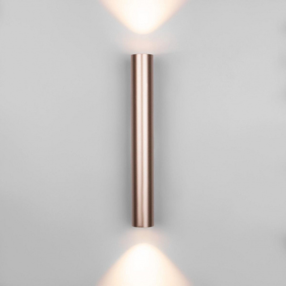 Настенный светодиодный светильник Elektrostandard Langer 40123/LED матовое золото a061983