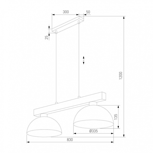 Подвесной светильник TK Lighting 4713 Oslo