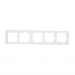 Рамка LK Studio 5-постовая (белый) LK60 864504-1