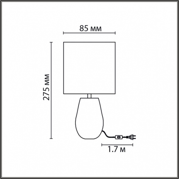 Настольная лампа Lumion Moderni Akivi 8147/1T