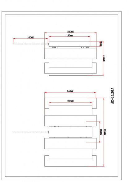 Бра Moderli Monte V10774-2W