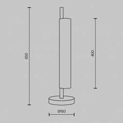 Настольная лампа Maytoni Loom MOD258TL-L8BS3K