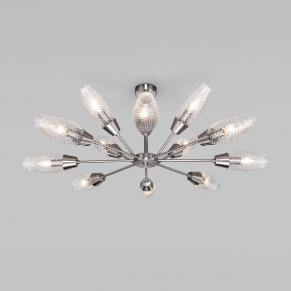 Подвесная люстра Eurosvet Thalia 60140/12 сатин-никель