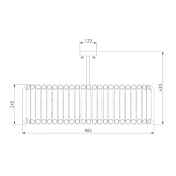 Потолочная люстра Bogates Castellie 362/8