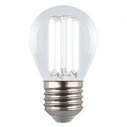 Лампа светодиодная Uniel E27 4W 4000K прозрачная LED-G45-4W/4000K/E27/CL GLY01TR UL-00011941