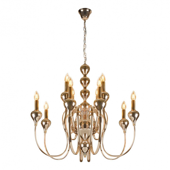 Подвесная люстра iLamp Lady 88003-8+4 GD