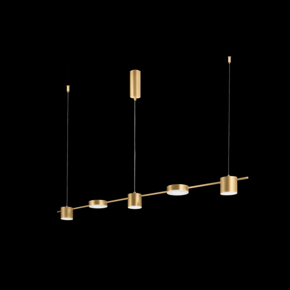 Подвесной светодиодный светильник Crystal Lux Tristan SP5 L1200 Gold