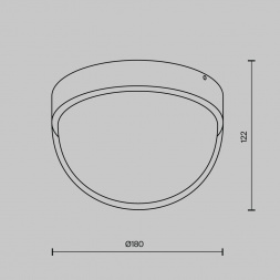 Уличный светодиодный светильник Maytoni Mon O438CL-L12GF3K