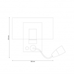 Бра Lucia Tucci Natura W081.2 Led Venge