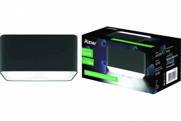 Накладной потолочный светильник Ritter Arton 51408 4