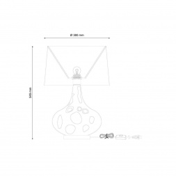Настольная лампа Lucia Tucci Harrods T930.1