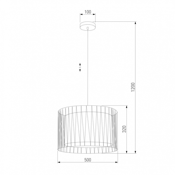Подвесной светильник TK Lighting 1655 Harmony Black