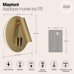 Светодиодный спот Maytoni Ios 176 C176-WL-01-6W-MG