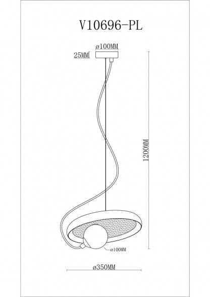 Подвесной светильник Moderli Cosmi V10696-PL