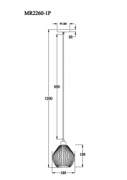 Подвесной светильник MyFar Beata MR2260-1P