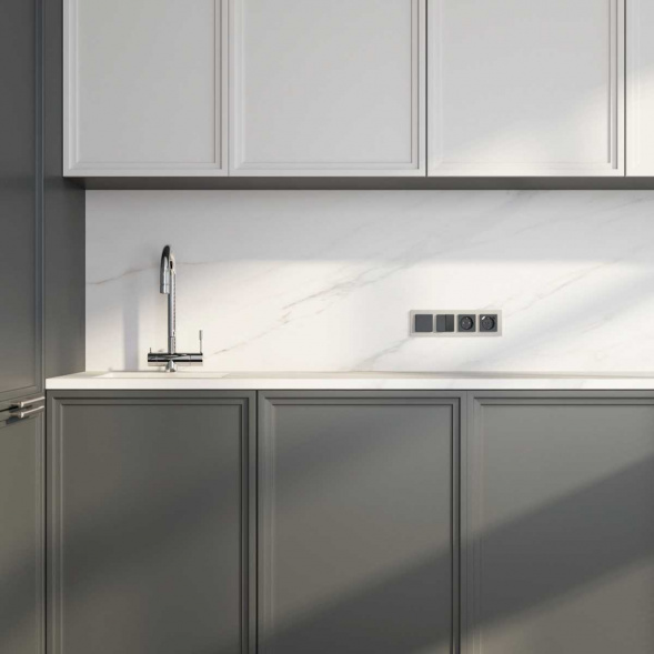 Рамка на 4 поста Werkel Favorit дымчатый W0041117 4690389160042