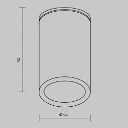 Уличный светильник Maytoni Roll O307CL-01B