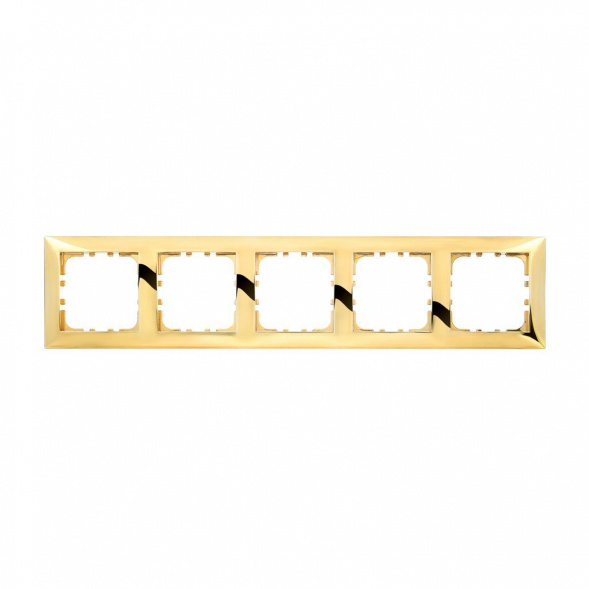 Рамка LK Studio 5-постовая (золото) LK60 864516-1
