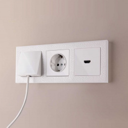 Вывод кабеля Werkel белый W1150201 4690389155277