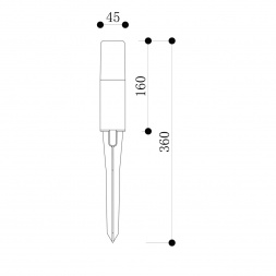 Ландшафтный светильник Maytoni Outdoor O416FL-L3B3K
