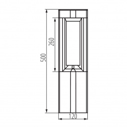 Садовый светильник Kanlux PEVO 50 GR 36551