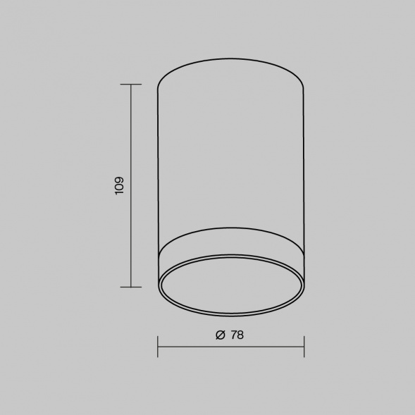 Потолочный светильник Maytoni Outdoor O500CL-L10B3K