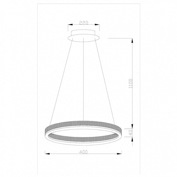 Подвесной светодиодный светильник Moderli Bona V1751-PL