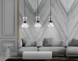 Светильник подвесной со стеклянными плафонами Ambrella light Traditional TR3407