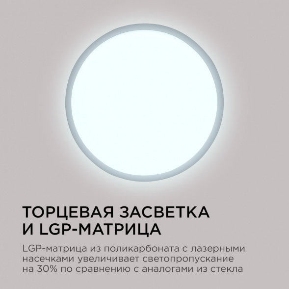 Настенно-потолочный светодиодный светильник Apeyron Spin 18-128