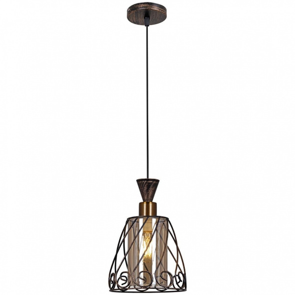 Подвесной светильник Reluce 03609-0.4-01 BK+GD