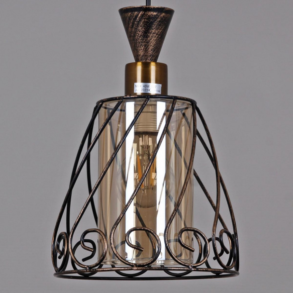 Подвесной светильник Reluce 03609-0.4-01 BK+GD