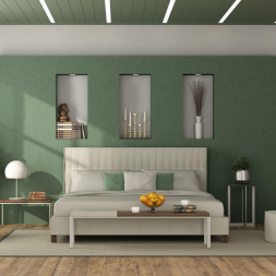 Профиль встраиваемый с рассеивателем серебро 1м.  Apeyron 08-06