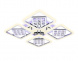 Потолочная светодиодная люстра Ambrella light Ice FA288
