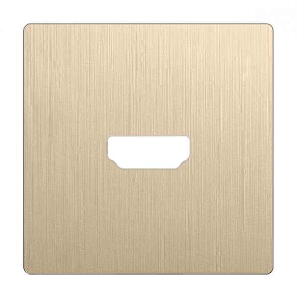 Накладка Werkel для розетки HDMI шампань рифленый WL10-HDMI-CP 4690389128332