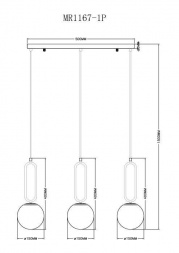 Подвесной светильник MyFar Pierre MR1168-3P