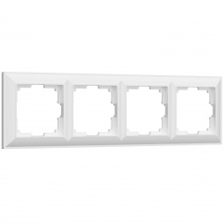 Рамка на 4 поста Werkel Fiore белый W0042201 4690389160424