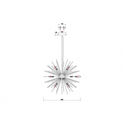 Подвесной светильник Vele Luce Brina VL5674P10